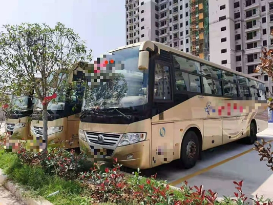 Пробег 90000km автобуса 2012 двигателя Yuchai тренера ZK6120 53 Seater