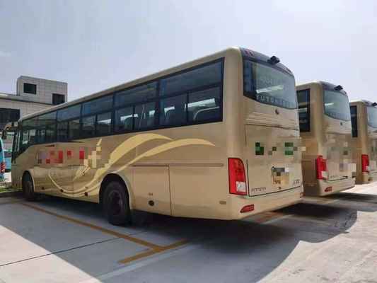 Пробег 90000km автобуса 2012 двигателя Yuchai тренера ZK6120 53 Seater