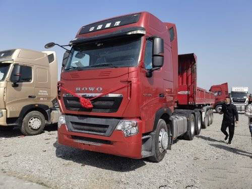 12 евро 5 тележки Tipper T7H Sinotruk Howo 6x4 сварочного трактора AMT