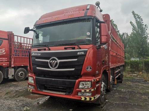 Используемая скорость 2016 грузовика 12 коробки груза Cummins 350HP Foton